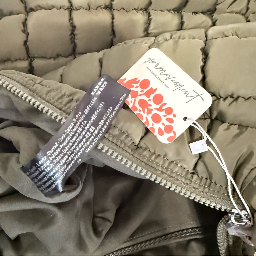 FP Movement by Free People Olive Green Quilted Shoulder Bag - Picture 14 of 16